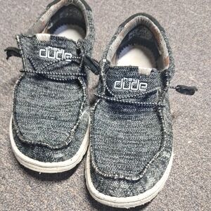 Hey Dude Kids' Black and Gray Sneakers
